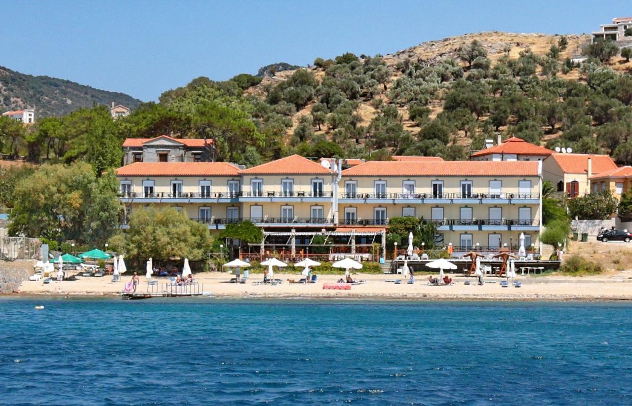 Pebble Beach Hotel Plomari Ngoại thất bức ảnh